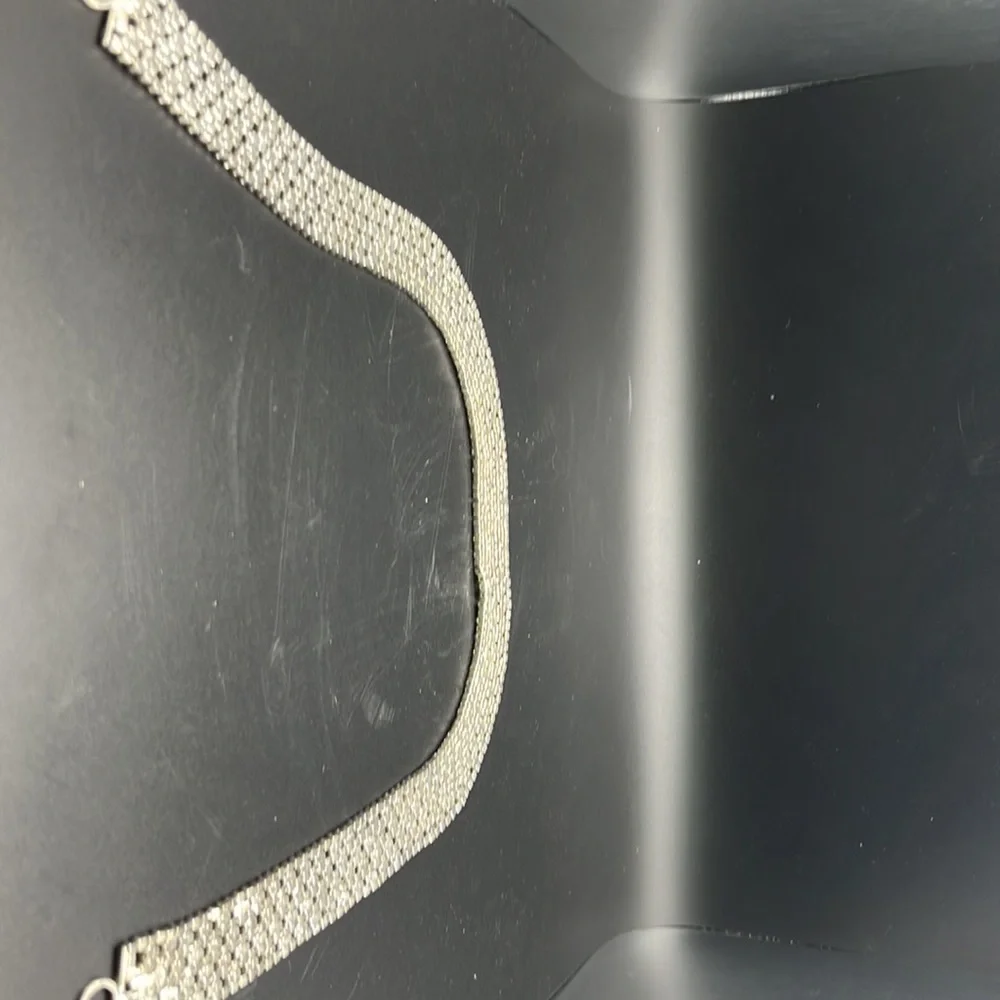 David’s Bridal Silver Rhinestone Belt Wedding Prom New/Opened Package - Picture 4 of 5